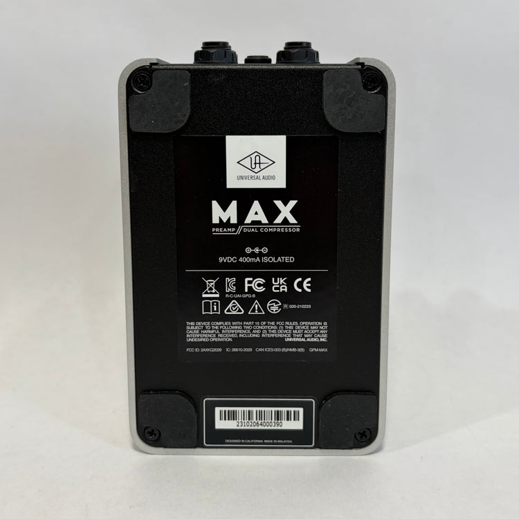 Universal Audio Max Preamp and Dual Compressor Pedal
