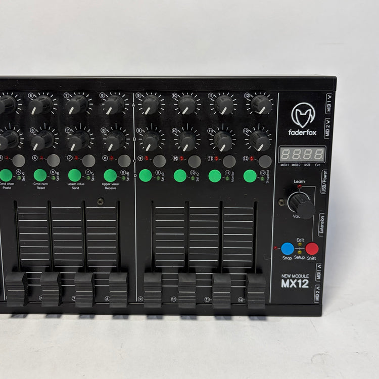 Faderfox MX12 MIDI Mixer Controller