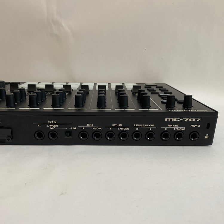 Roland MC-707 with Decksaver