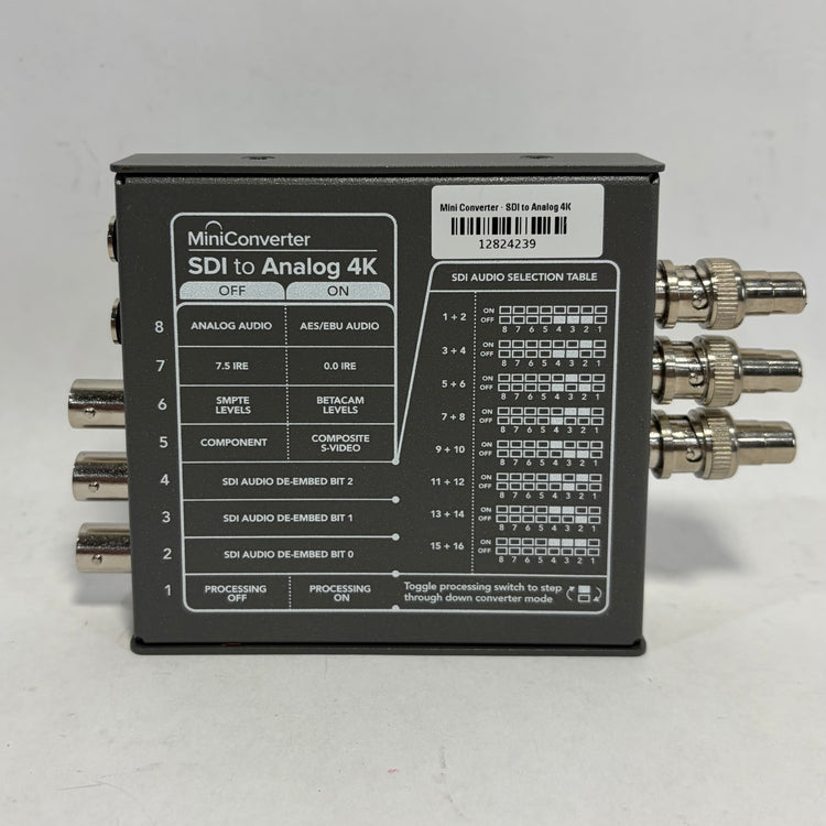 Blackmagic Design SDI to Analog 4K Mini Converter