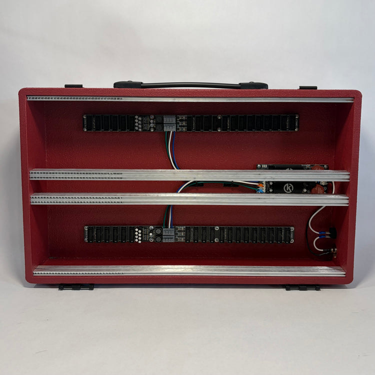 Blackhole Cases SEVEN_104 7U 104HP with KonstantLab SeventyPWR - Red