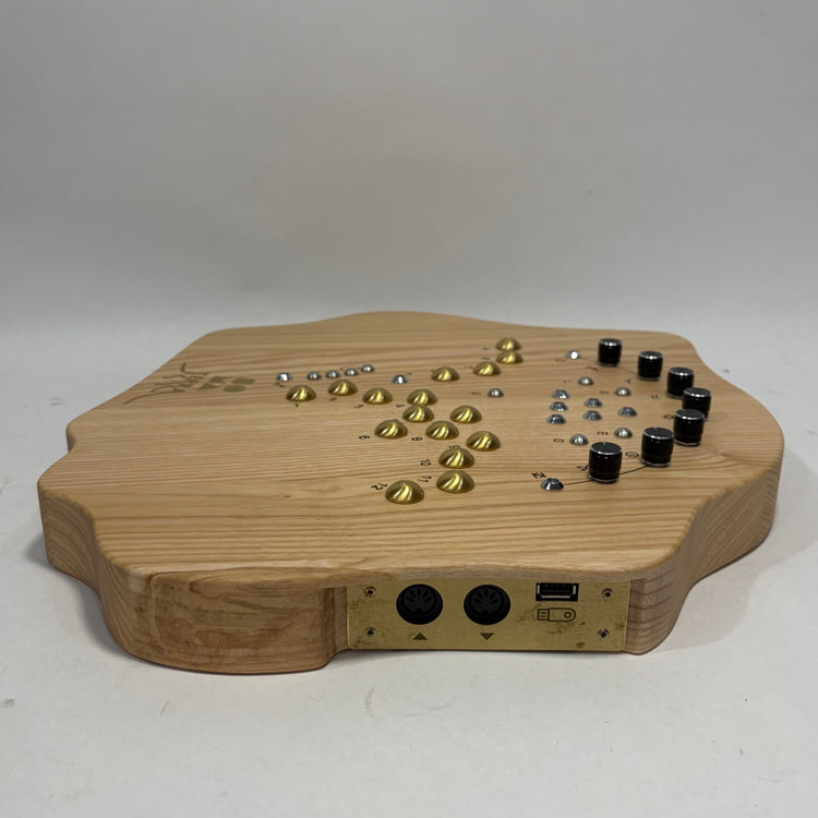 Soma Laboratory Terra Desktop Touch Synthesizer Light Wood with Decksaver and Soft Travel Case
