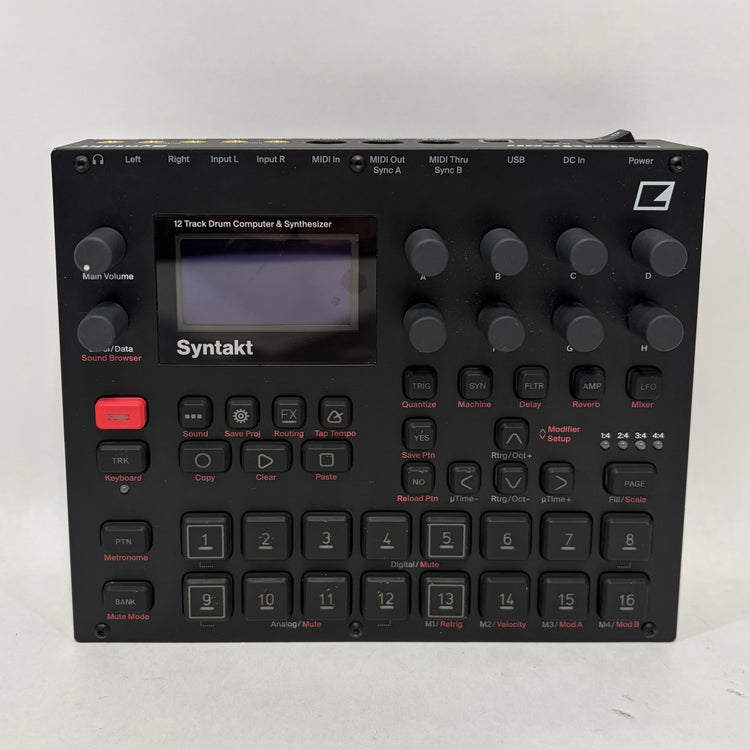Elektron Syntakt 12 Track Drum Computer and Synthesizer