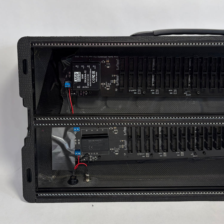 Erica Synths 2x104HP Carbon Fiber Travel Case with Lid and Travel Backpack