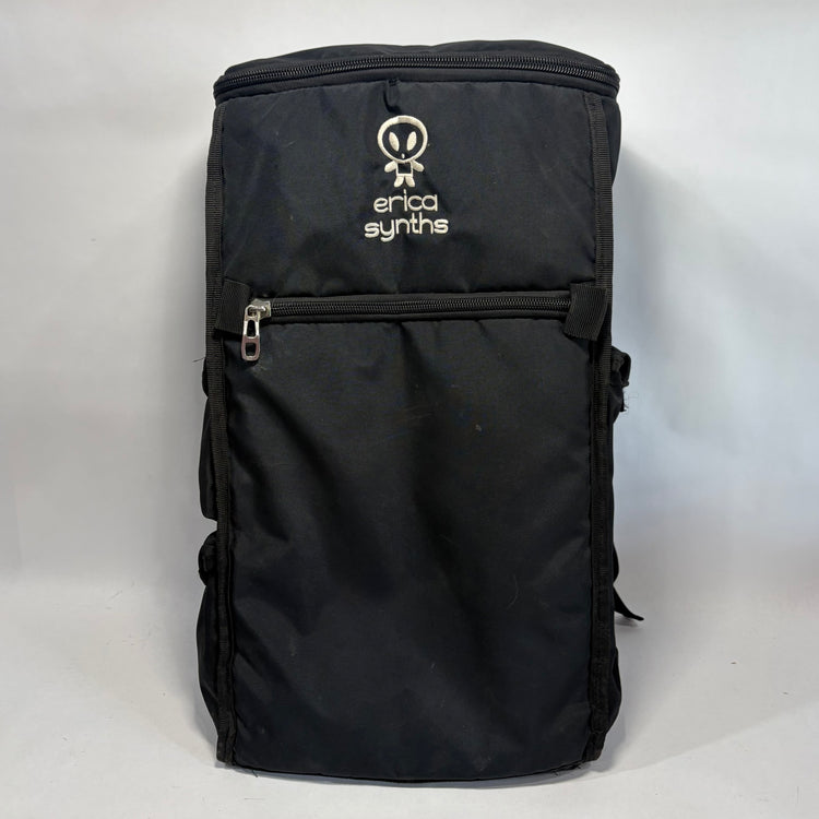 Erica Synths 2x104HP Carbon Fiber Travel Case with Lid and Travel Backpack