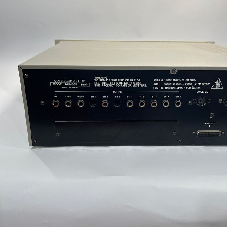 Akai S950 with RAM Upgrade and Sample Disks