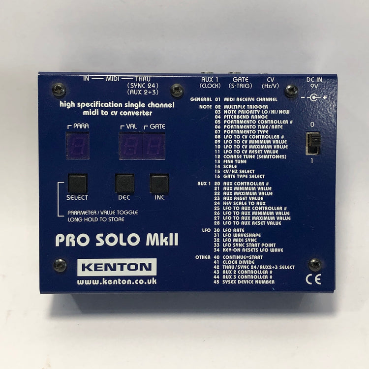 Kenton Pro Solo MkII MIDI to CV Converter