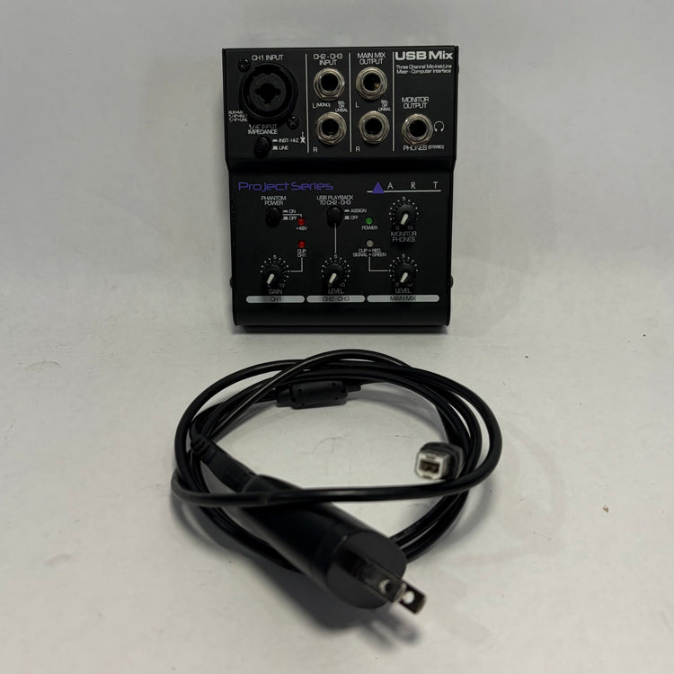 ART USB Mix 3-Channel Mixer and USB Audio Interface