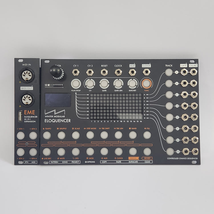 Winter Modular Eloquencer and EME MIDI Expander