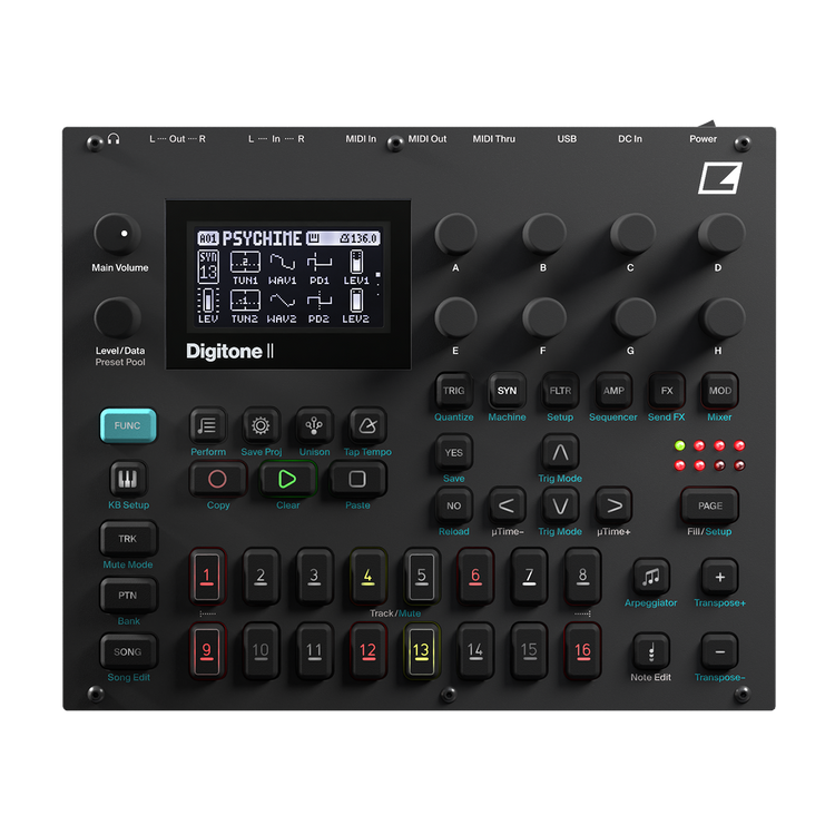 Digitone II - 16-Track Polyphonic Digital Synthesizer