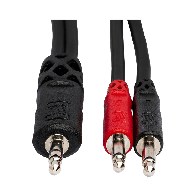 Stereo Breakout - 3.5mm Male TRS to Dual 3.5mm Male TS (12")
