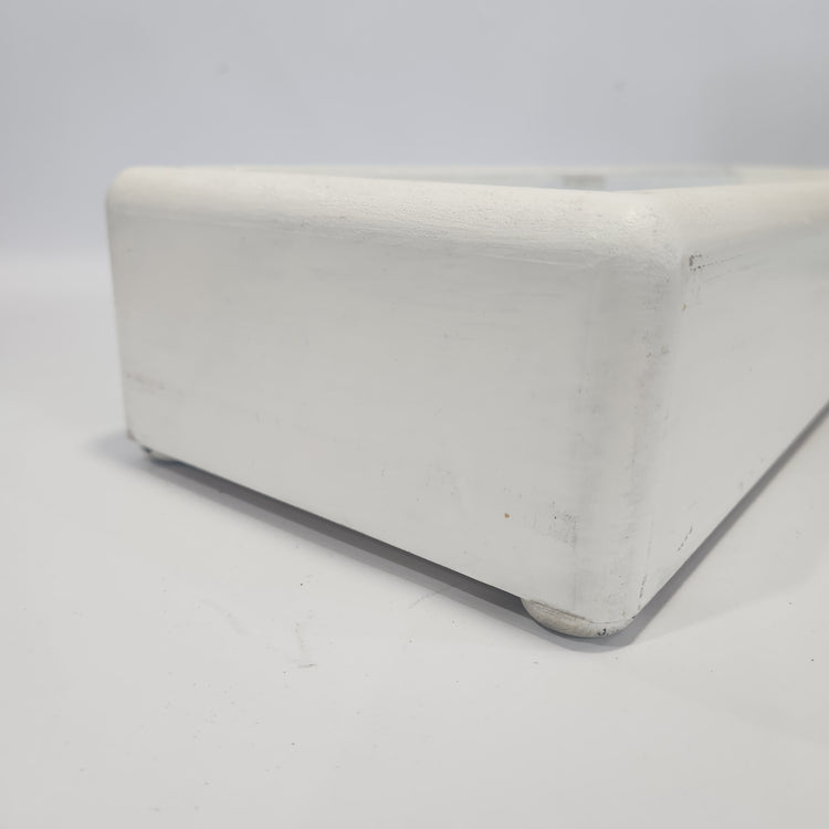 DIY 104hp Wooden Eurorack Skiff - White