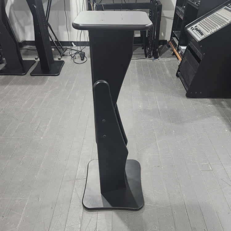 RAB Audio ProRak SDM50 Black Trim Variable Height Monitor Stands - Pair 9.125"x10.75 Platforms