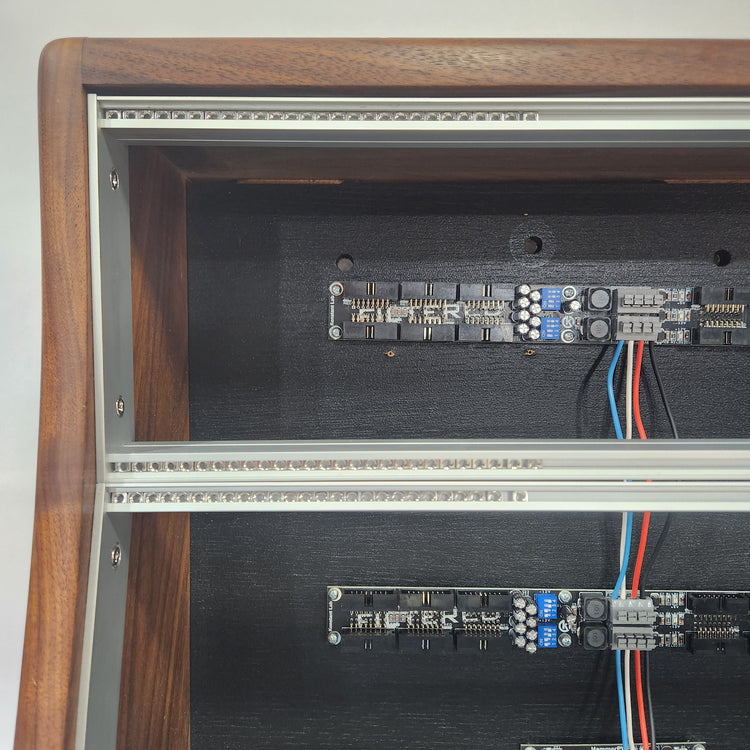Hardwood 12U 126HP Case with Konstantlab Power