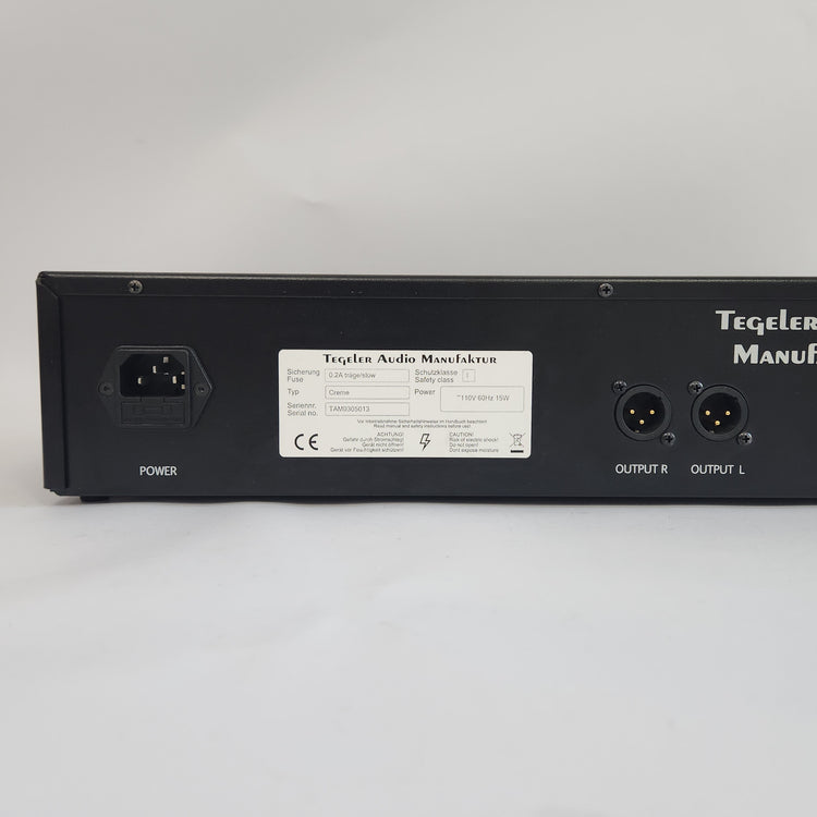 Tegeler Audio Manufaktur Creme Stereo Bus Compressor / Mastering Equalizer