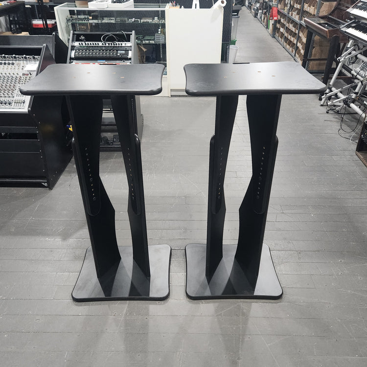 RAB Audio ProRak SDM100 Black Trim Variable Height Monitor Stands - Pair