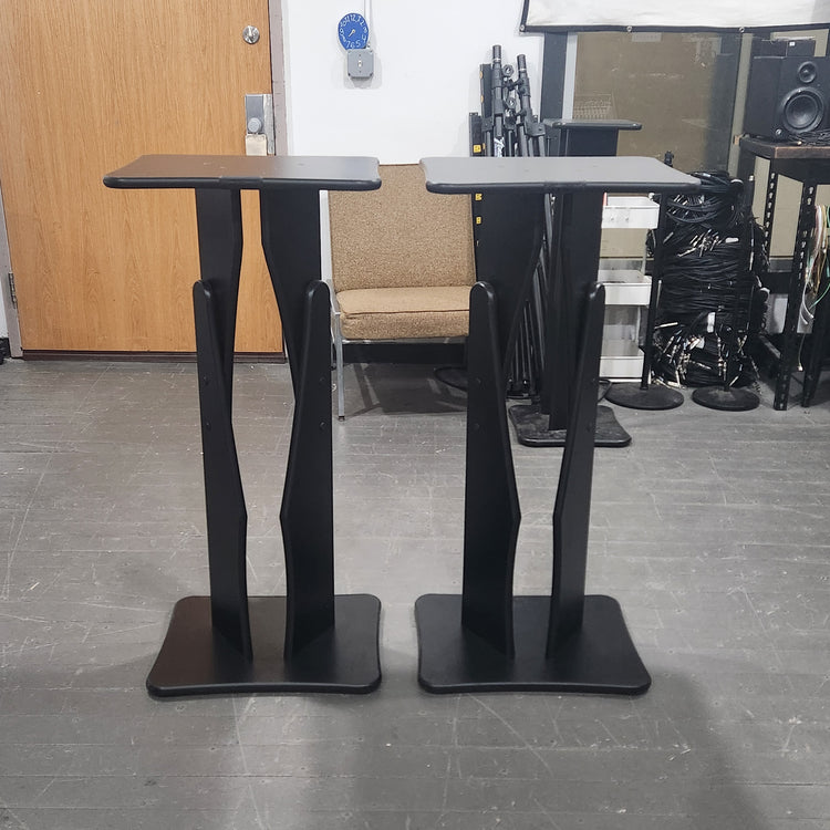 RAB Audio ProRak SDM100 Black Trim Variable Height Monitor Stands - Pair