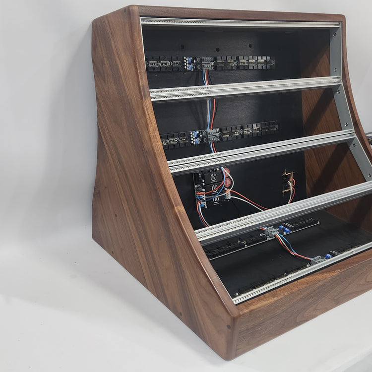 Hardwood 12U 126HP Case with Konstantlab Power