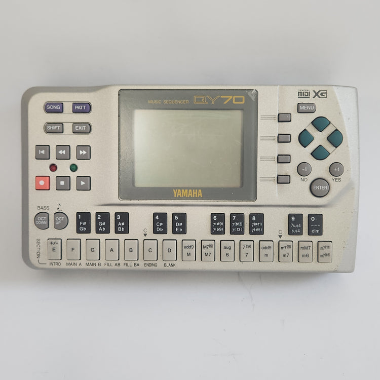 Yamaha QY70 Music Sequencer Groovebox Workstation and Travel Case