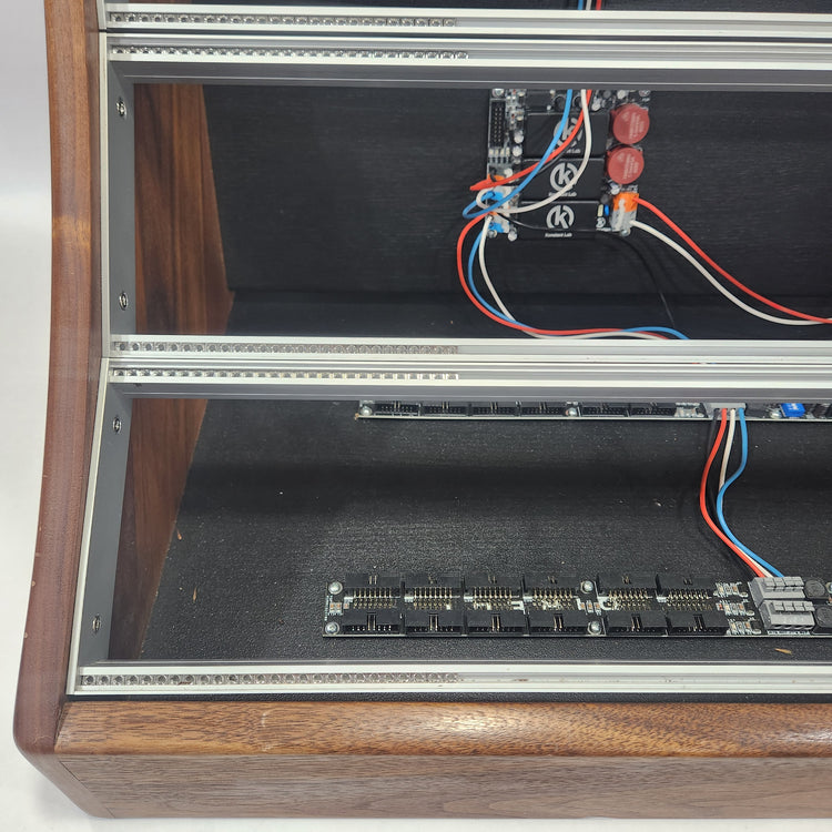 Hardwood 12U 126HP Case with Konstantlab Power