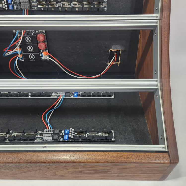 Hardwood 12U 126HP Case with Konstantlab Power