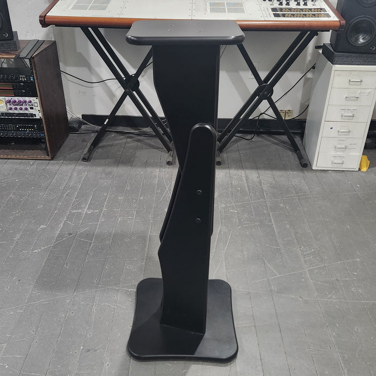RAB Audio ProRak SDM50 Black Trim Variable Height Monitor Stands - Pair 9.125"x10.75 Platforms