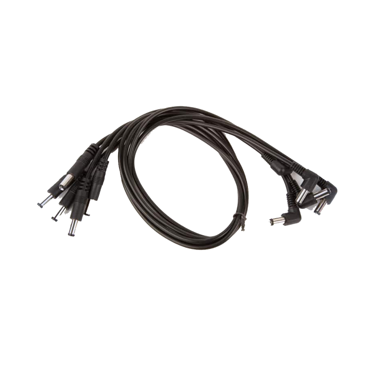 DC Power Cables: Straight to Right Angle (5 pack)