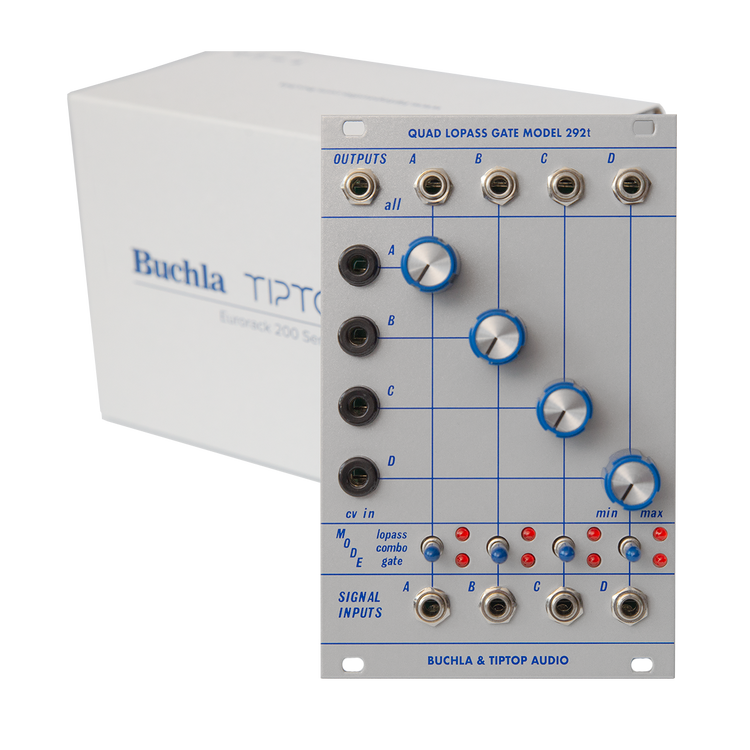 Tiptop Audio Buchla Model 292t Quad Lopass Gate Tiptop Audio Buchla Model 292t Quad Lopass Gate