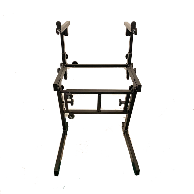 On-Stage Folding Heavy-Duty Dual-Tier Z Stand