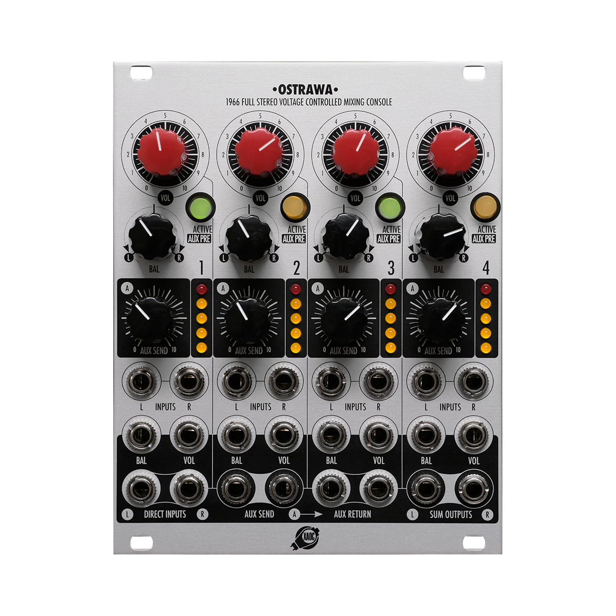 Ostrawa - Full Stereo Voltage Controlled Mixing Console (Pre-Order)