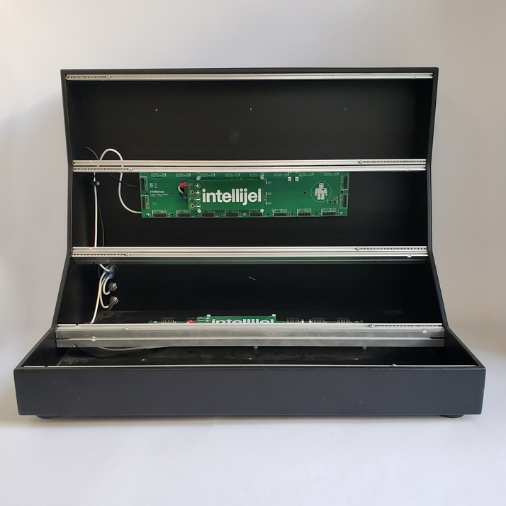 Elite 416-S case with two Intellijel TPS80 busboards