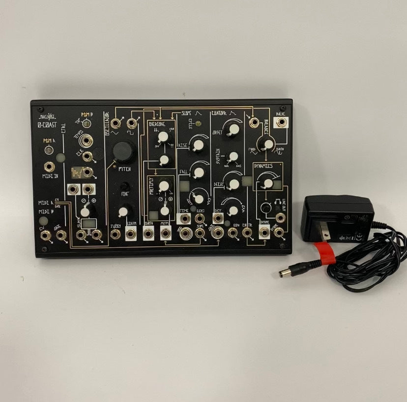 Make Noise 0-Coast with Wooden Desktop Stand