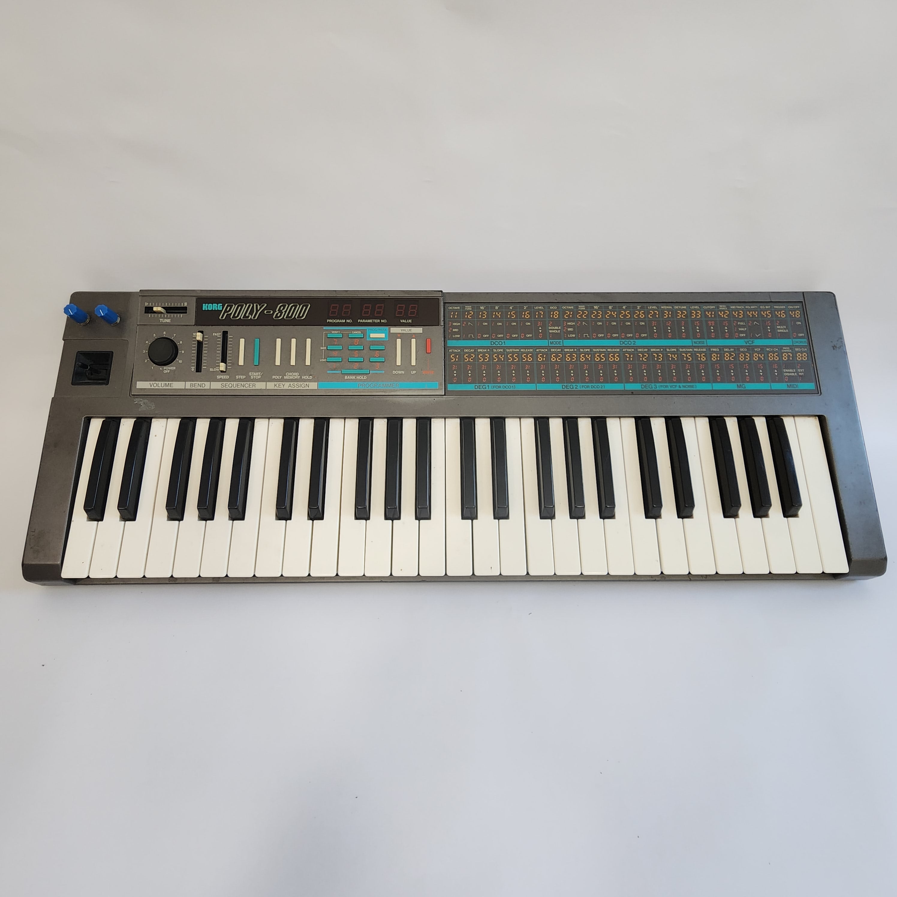 Korg Poly-800 with Moog Slayer Filter Mod