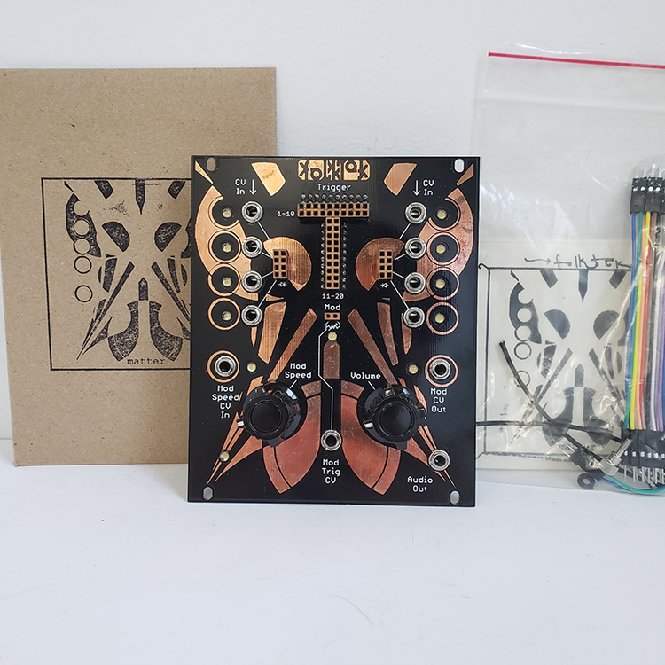Folktek Matter with Expansion Cards (Copper Faceplate)