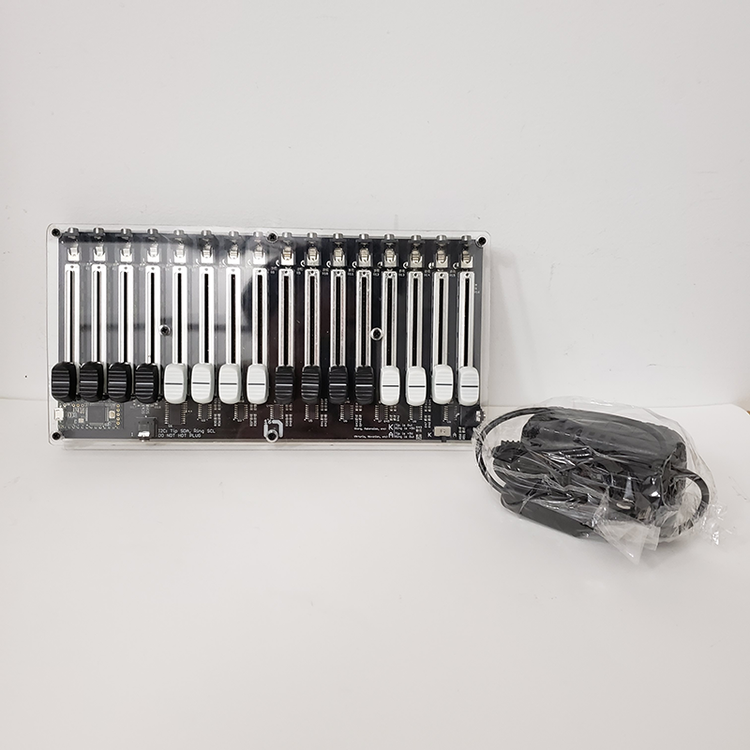 16n Faderbank with Clear Faceplate