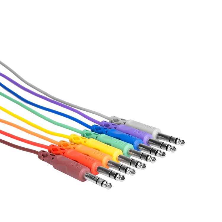1/4" TRS to 1/4" TRS Cable Balanced Patch Cables