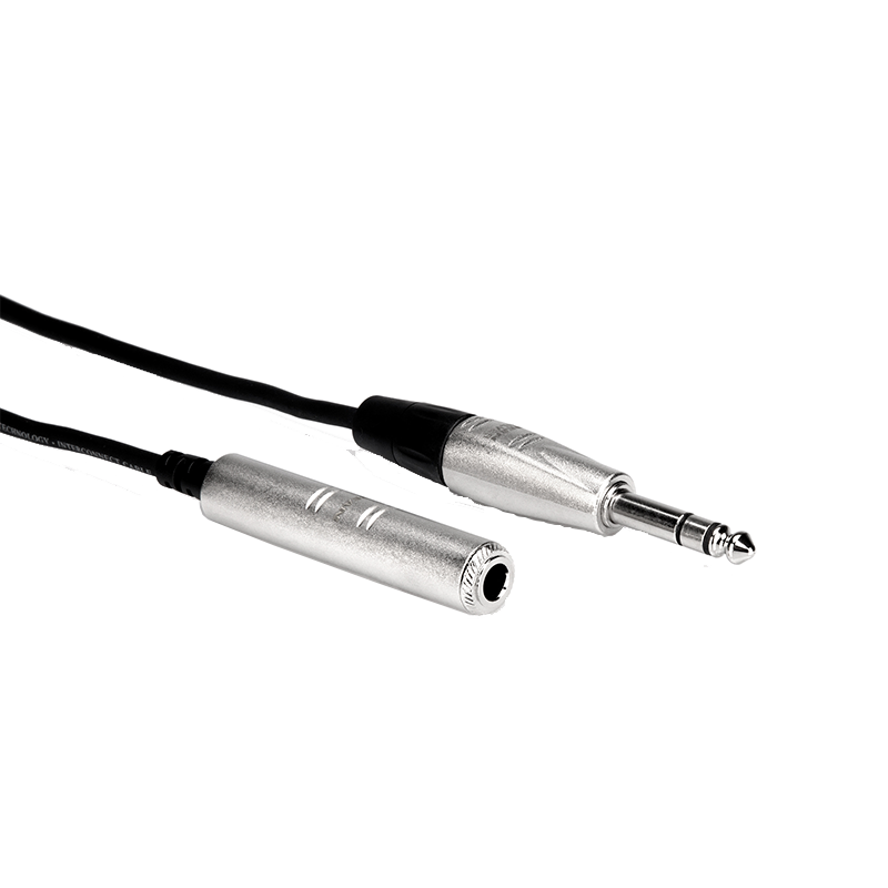 1/4" TRS to 1/4" TRS Pro Headphone Extension Cable
