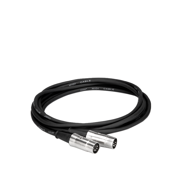 Hosa Technology Standard MIDI to MIDI Cable (15', Black)