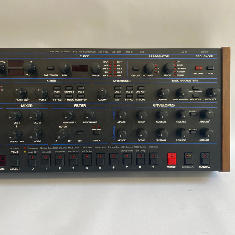 Sequential OB-6 6-Voice Polyphonic Analog Synthesizer with Decksaver