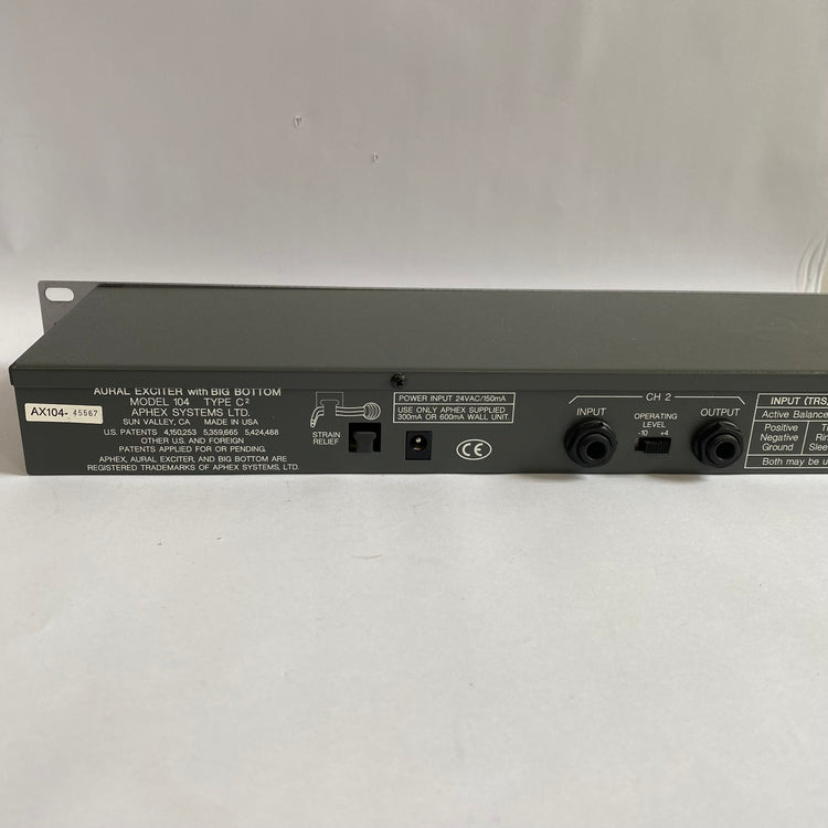 Aphex 104 Aural Exciter Type C2 with Big Bottom