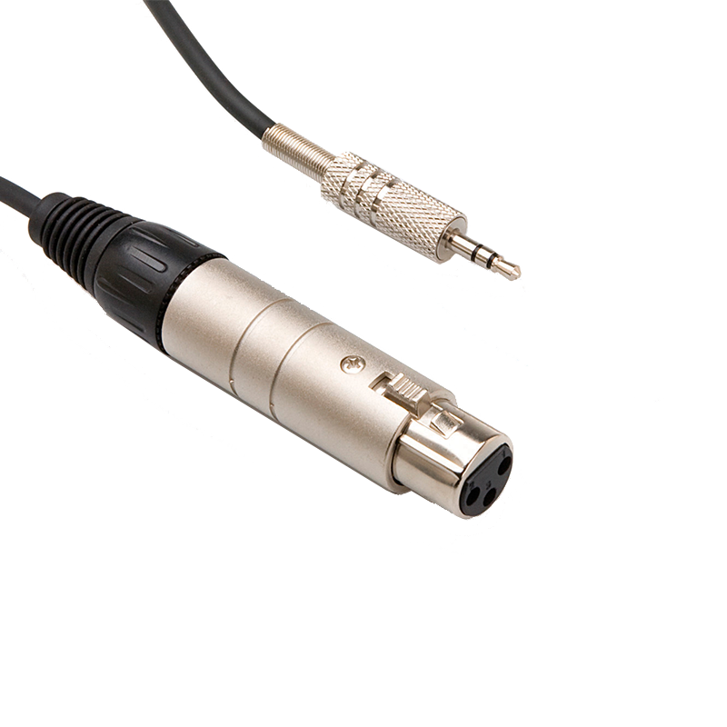 MIT-156 XLR Female to 3.5mm TRS Male Impedance Transformer