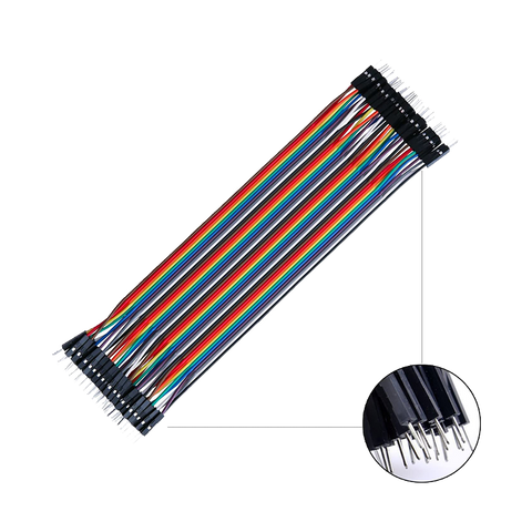 Dupont Jumper Wire Cables Pack of 20, Male to Male - 15cm