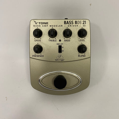 Behringer BDI21 V-Tone Bass Driver DI Pedal