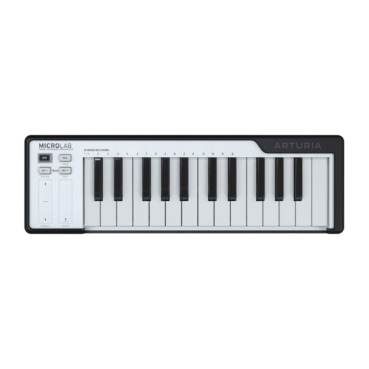 Microlab MIDI Keyboard (Black)