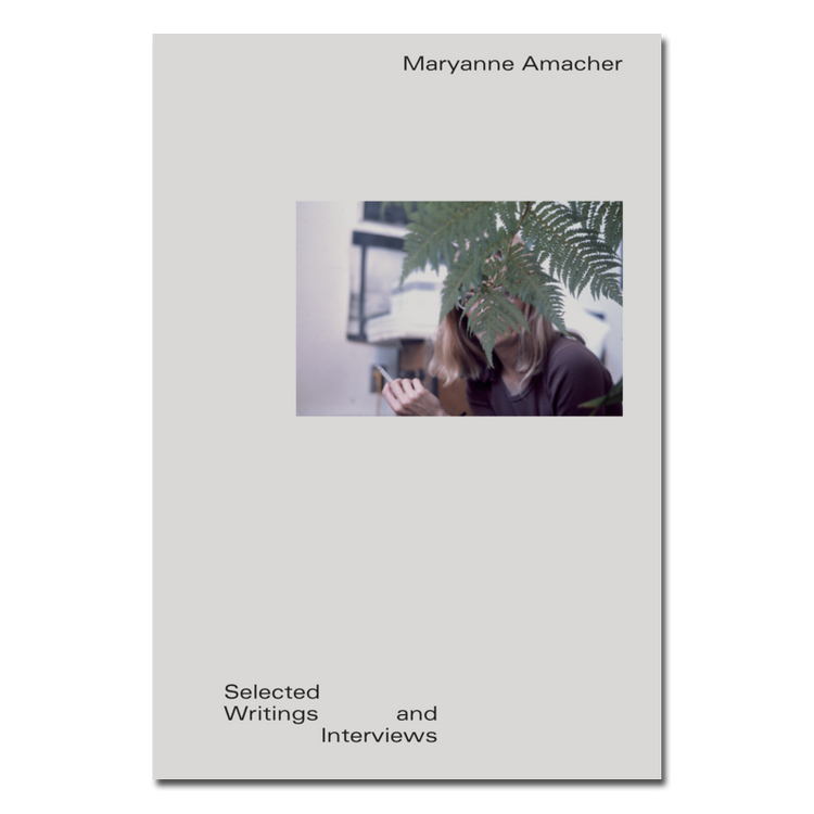 Maryanne Amacher: Selected Writings & Interviews (Hardcover)