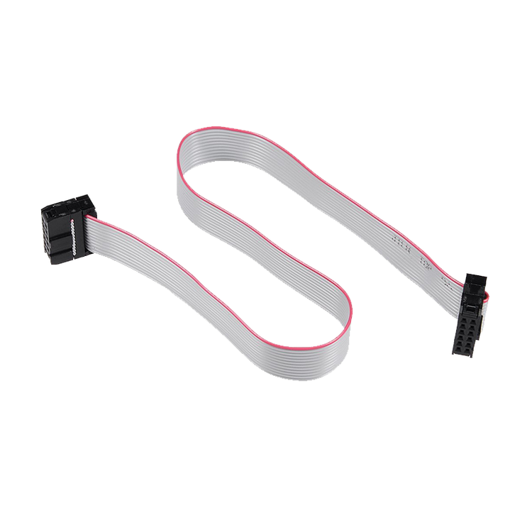 12-pin to 12-pin Ribbon Cable - 12-inches