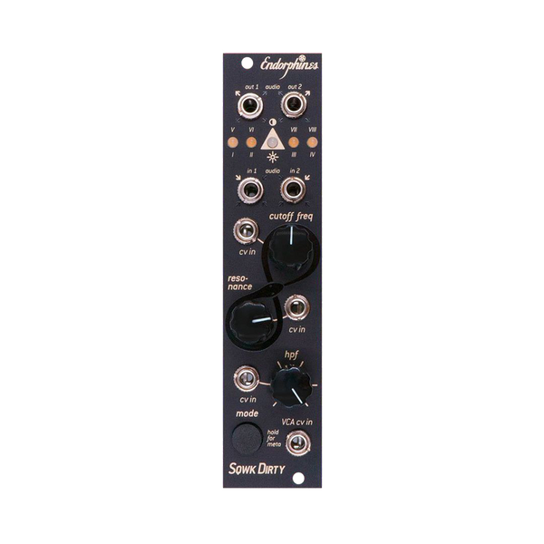 Endorphin.es Squawk Dirty To Me ステレオVCF Endorphin.es Squawk Dirty To Me - Stereo VC Filter