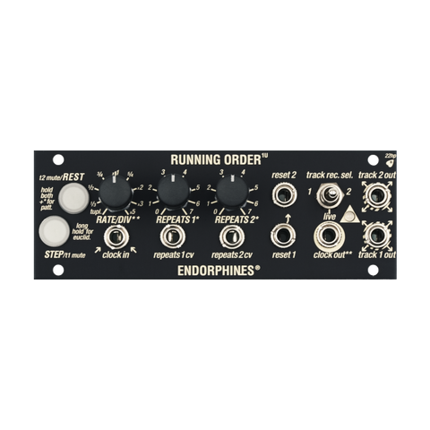 Running Order - Trigger Sequencer 1U