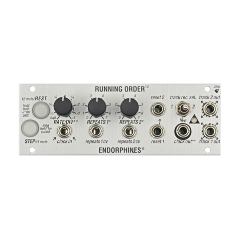 Running Order - Trigger Sequencer 1U