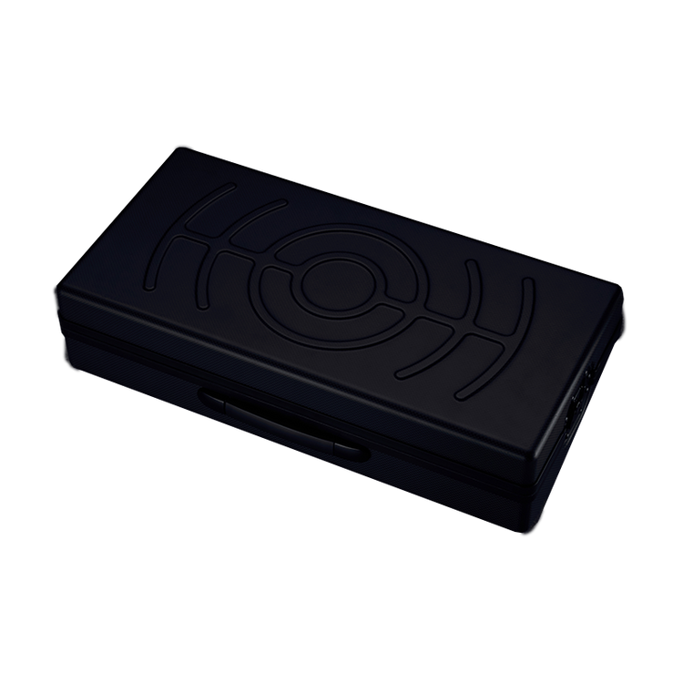 2x104HP Carbon Fiber Travel Case with Lid